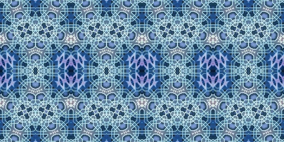 Seamless abstract pattern. the texture of the art is symmetrical Stock Photos