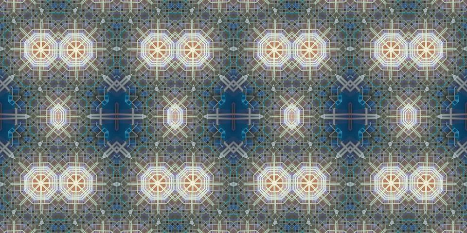 Seamless abstract pattern. the texture of the art is symmetrical Foto stock