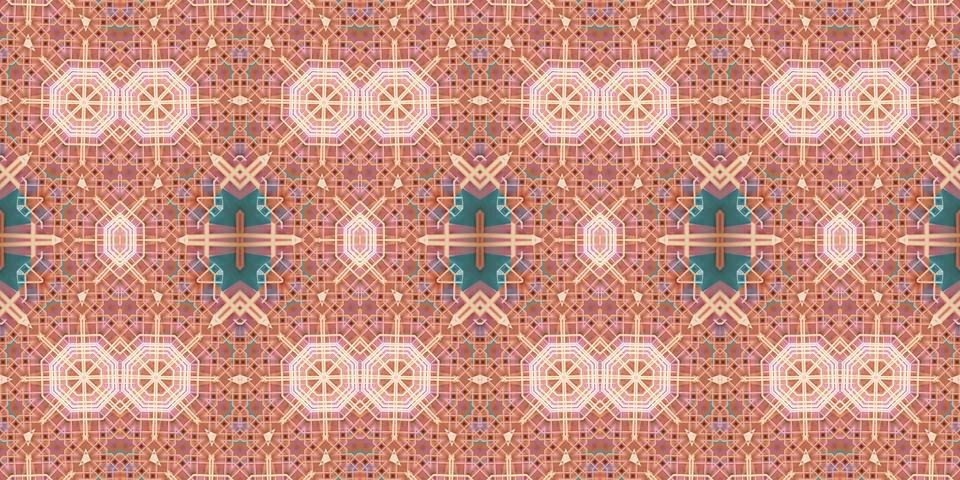 Seamless abstract pattern. the texture of the art is symmetrical Foto stock