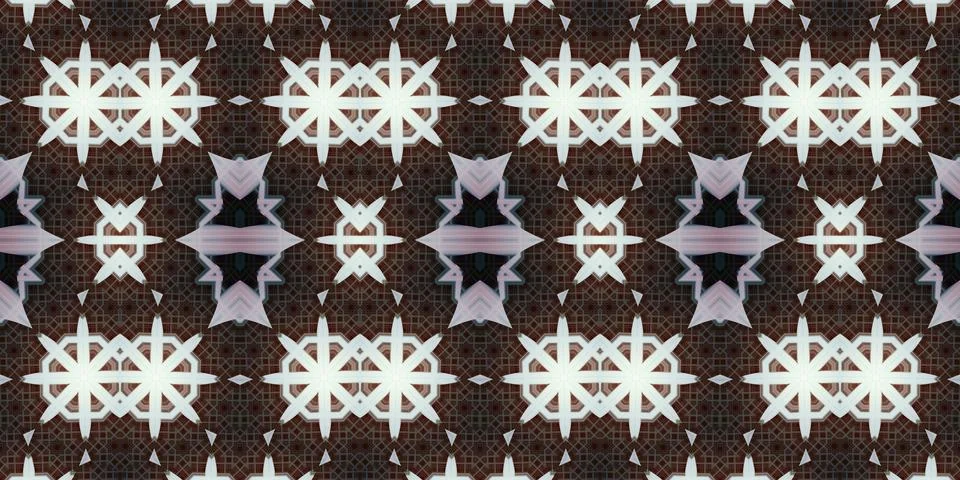 Seamless abstract pattern. the texture of the art is symmetrical Stock Photos