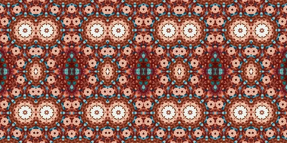 Seamless abstract pattern. the texture of the art is symmetrical Foto stock