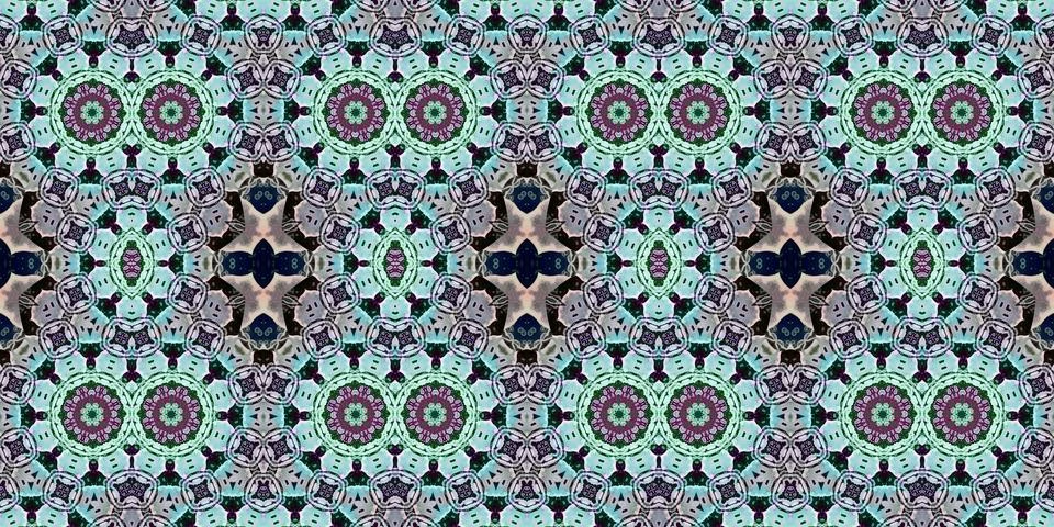 Seamless abstract pattern. the texture of the art is symmetrical Foto stock