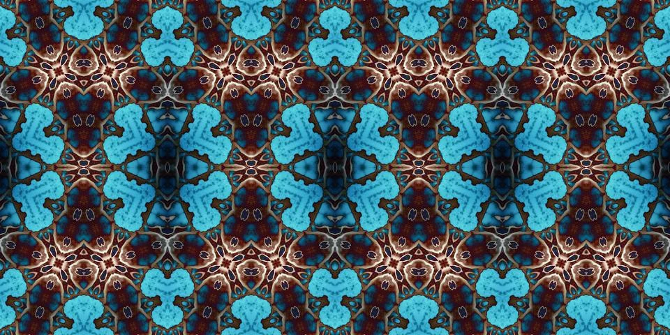 Seamless abstract pattern. the texture of the art is symmetrical Foto stock