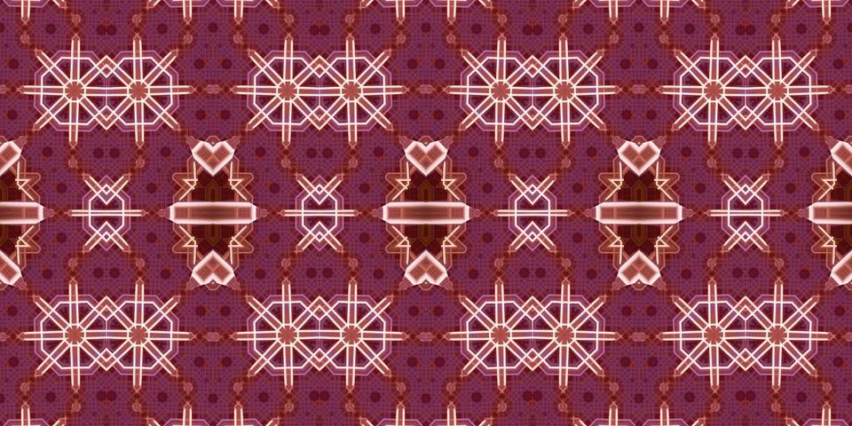 Seamless abstract pattern. the texture of the art is symmetrical Stock Photos