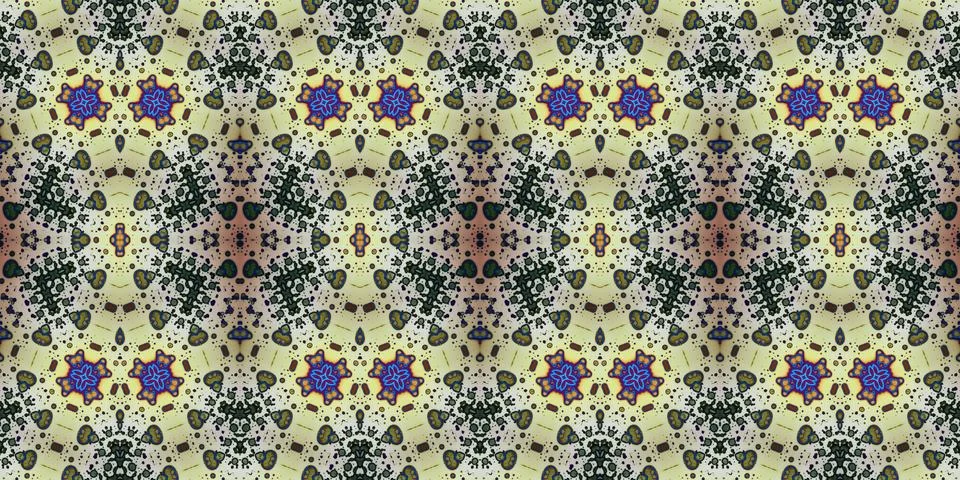 Seamless abstract pattern. the texture of the art is symmetrical Foto stock