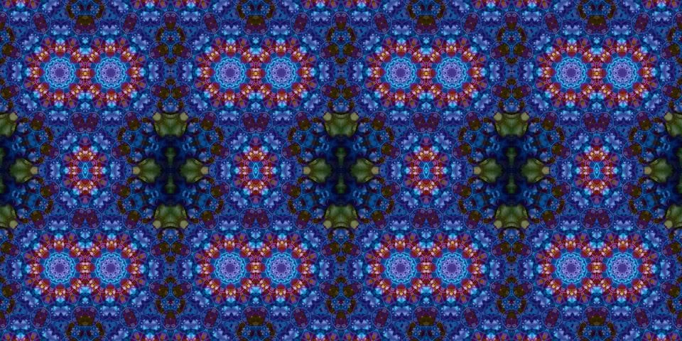 Seamless abstract pattern. the texture of the art is symmetrical Foto stock