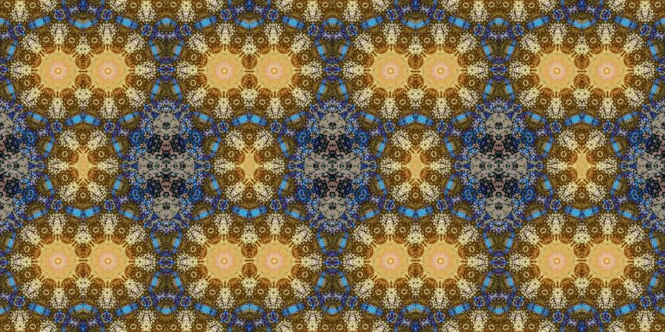 Seamless abstract pattern. the texture of the art is symmetrical Foto stock