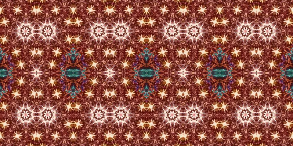 Seamless abstract pattern. the texture of the art is symmetrical Stock Photos