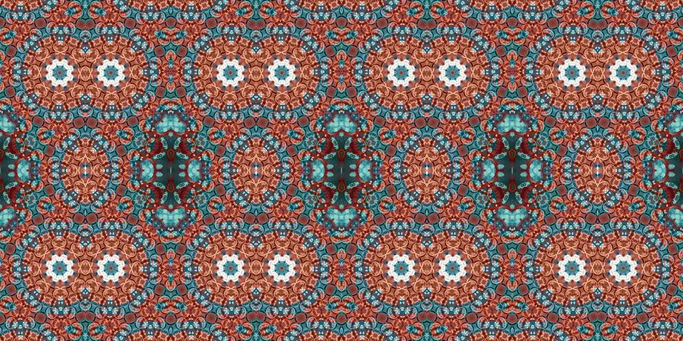 Seamless abstract pattern. the texture of the art is symmetrical Foto stock