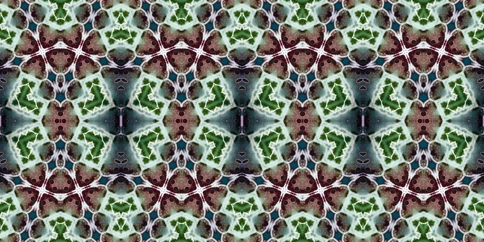 Seamless abstract pattern. the texture of the art is symmetrical Stock Photos