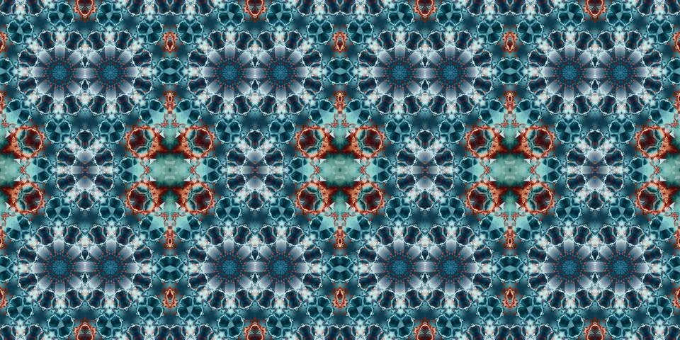 Seamless abstract pattern. the texture of the art is symmetrical Foto stock