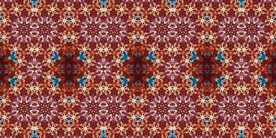 Seamless abstract pattern. the texture of the art is symmetrical Foto stock
