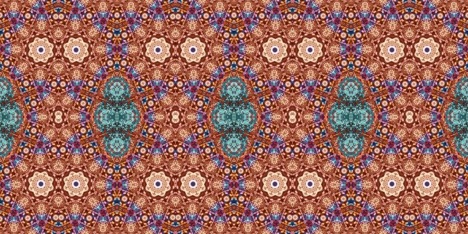 Seamless abstract pattern. the texture of the art is symmetrical 스톡 사진