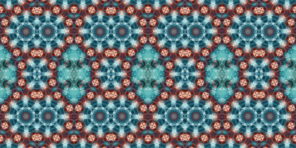 Seamless abstract pattern. the texture of the art is symmetrical Foto stock