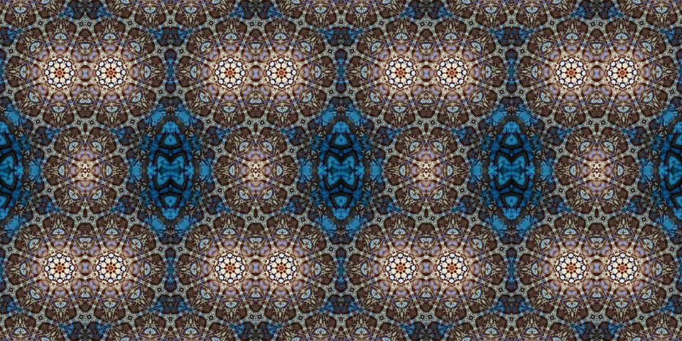 Seamless abstract pattern. the texture of the art is symmetrical Foto stock