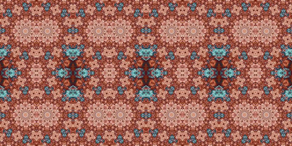 Seamless abstract pattern. the texture of the art is symmetrical Stock Photos
