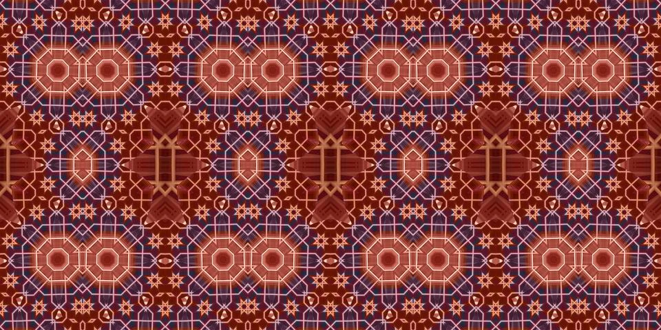 Seamless abstract pattern. the texture of the art is symmetrical Foto stock