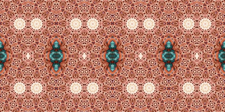 Seamless abstract pattern. the texture of the art is symmetrical Foto stock