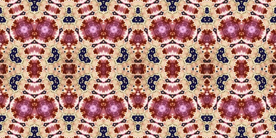 Seamless abstract pattern. the texture of the art is symmetrical Stock Photos