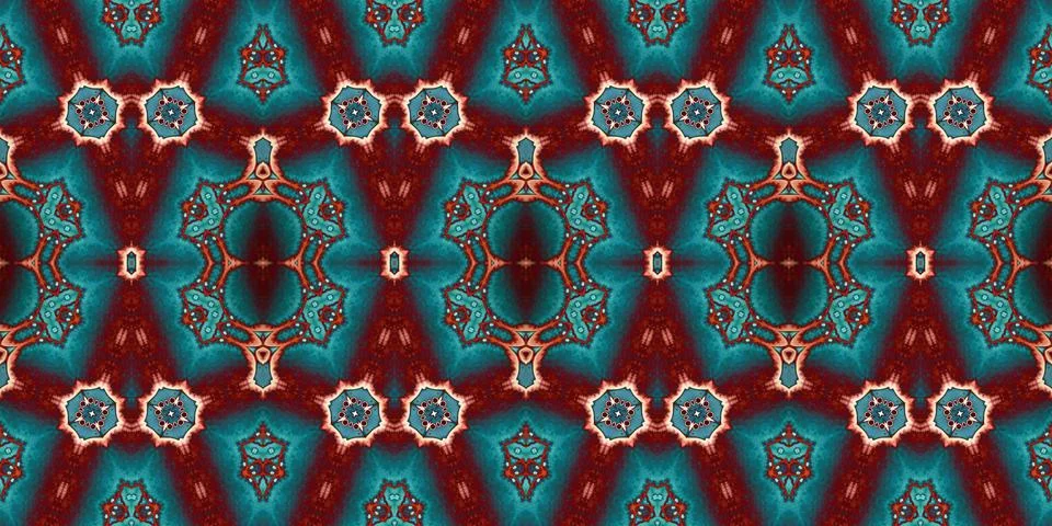 Seamless abstract pattern. the texture of the art is symmetrical 写真素材