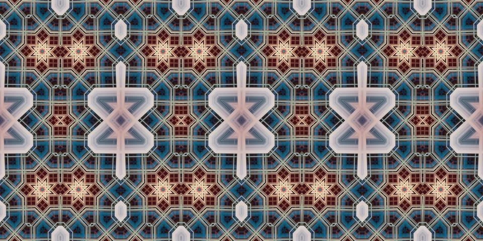 Seamless abstract pattern. the texture of the art is symmetrical 写真素材
