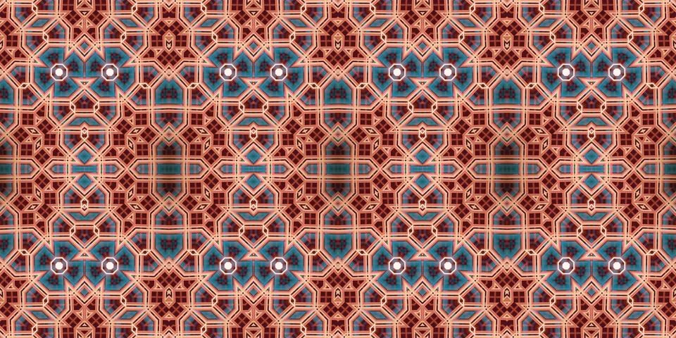 Seamless abstract pattern. the texture of the art is symmetrical Foto stock