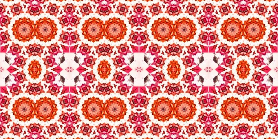 Seamless abstract pattern. the texture of the art is symmetrical Stock Photos