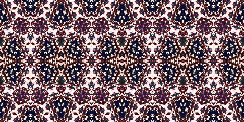 Seamless abstract pattern. the texture of the art is symmetrical Foto stock