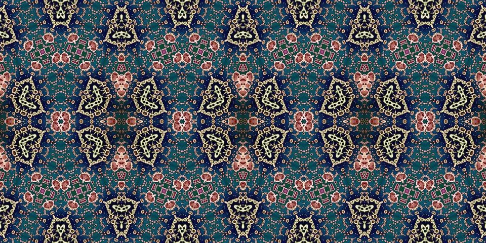 Seamless abstract pattern. the texture of the art is symmetrical Stock Photos