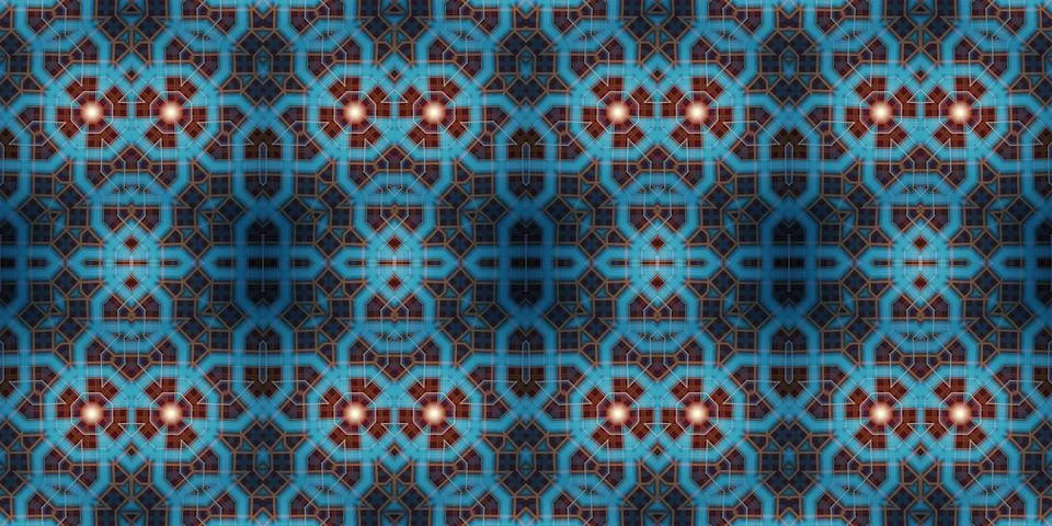 Seamless abstract pattern. the texture of the art is symmetrical Stock Photos