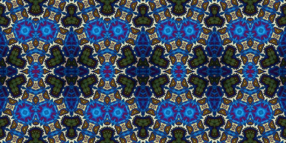Seamless abstract pattern. the texture of the art is symmetrical Stock Photos