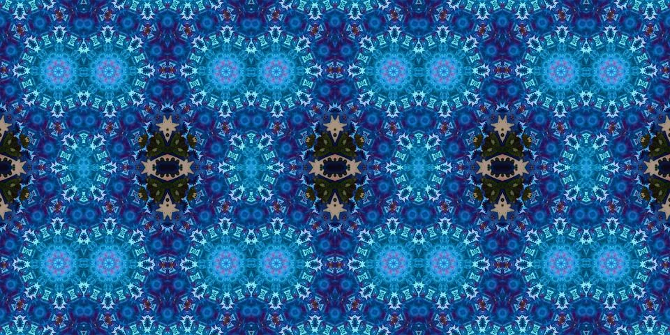Seamless abstract pattern. the texture of the art is symmetrical Foto stock
