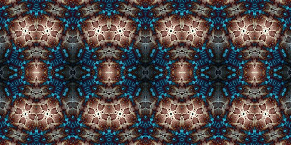 Seamless abstract pattern. the texture of the art is symmetrical Foto stock