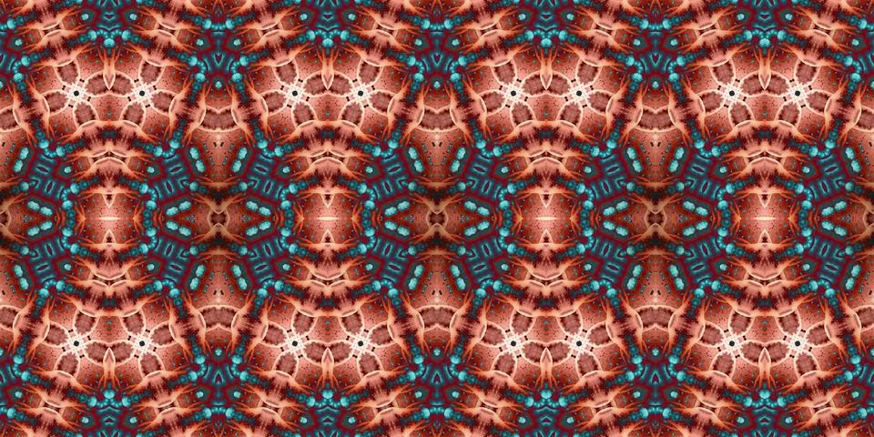 Seamless abstract pattern. the texture of the art is symmetrical 写真素材