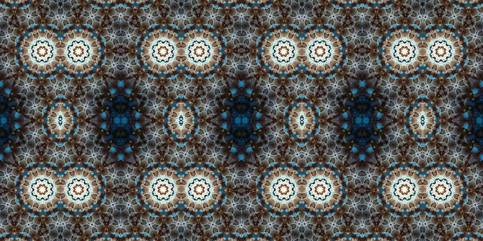 Seamless abstract pattern. the texture of the art is symmetrical Stock Photos