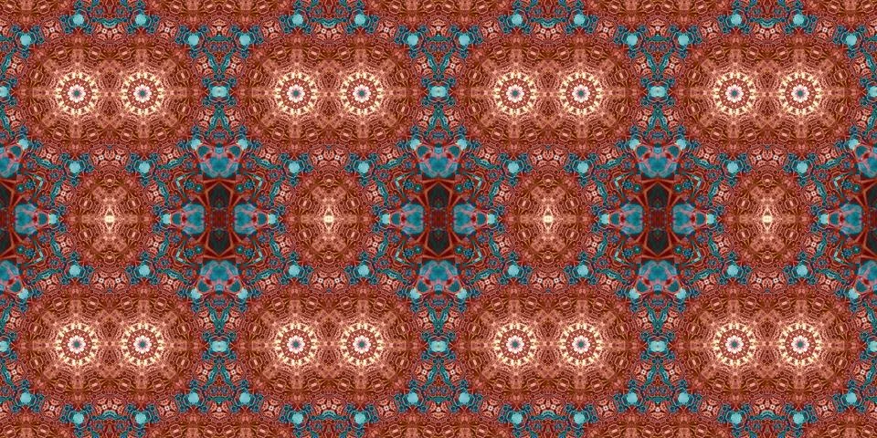 Seamless abstract pattern. the texture of the art is symmetrical Foto stock