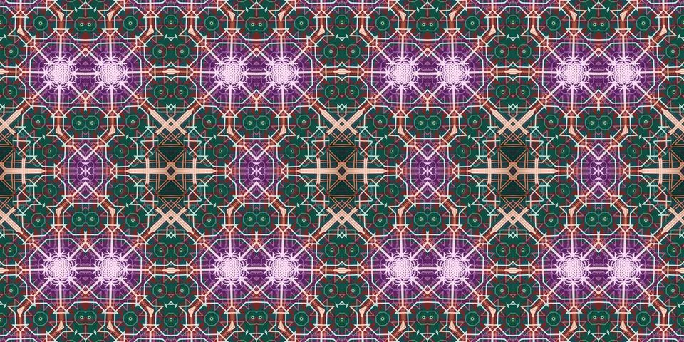 Seamless abstract pattern. the texture of the art is symmetrical 写真素材