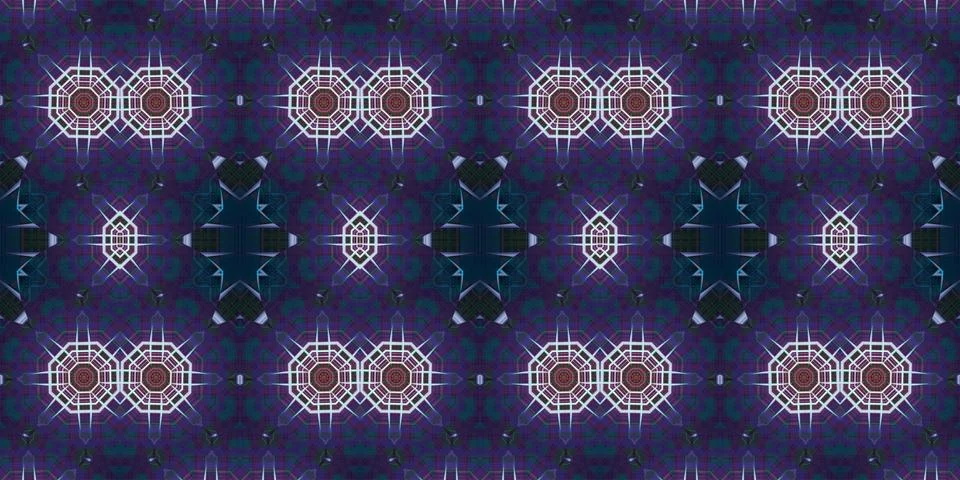 Seamless abstract pattern. the texture of the art is symmetrical Foto stock