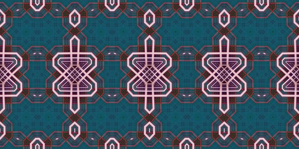 Seamless abstract pattern. the texture of the art is symmetrical Foto stock