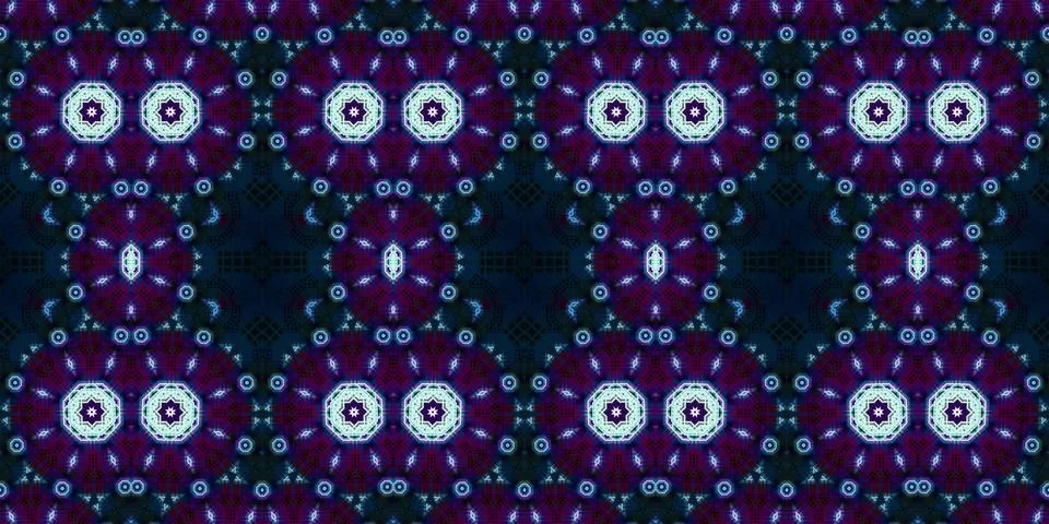 Seamless abstract pattern. the texture of the art is symmetrical Stock Photos