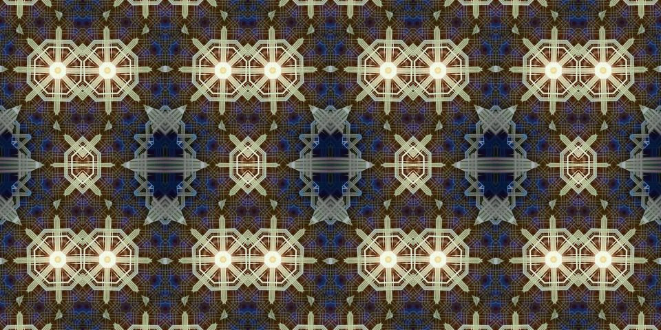 Seamless abstract pattern. the texture of the art is symmetrical Foto stock