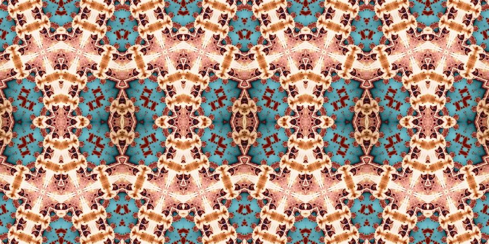 Seamless abstract pattern. the texture of the art is symmetrical Stock Photos