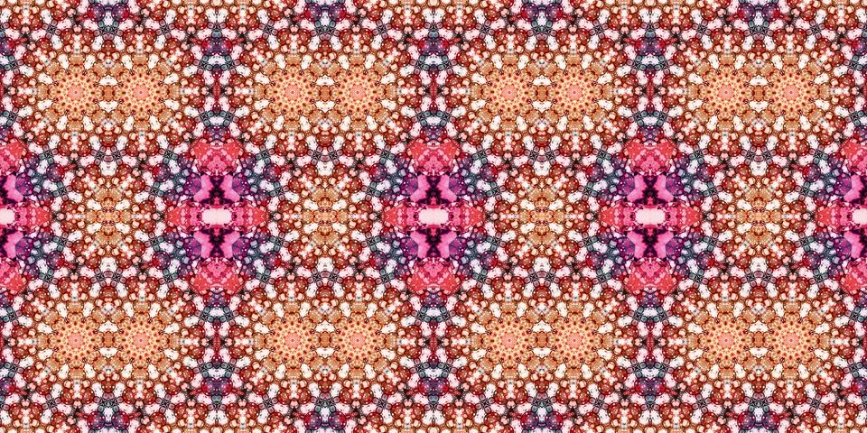 Seamless abstract pattern. the texture of the art is symmetrical Foto stock