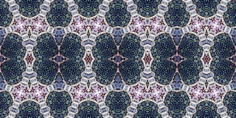 Seamless abstract pattern. the texture of the art is symmetrical Foto stock