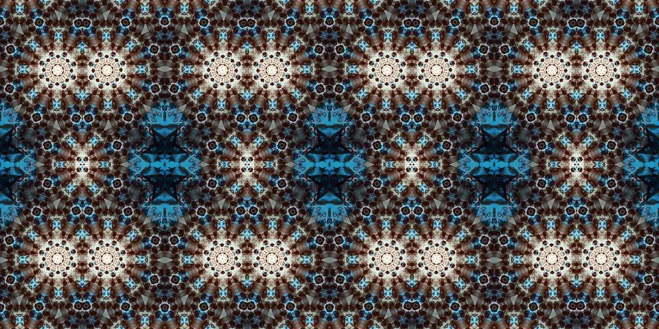 Seamless abstract pattern. the texture of the art is symmetrical Stock Photos