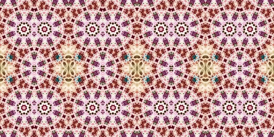 Seamless abstract pattern. the texture of the art is symmetrical Stock Photos