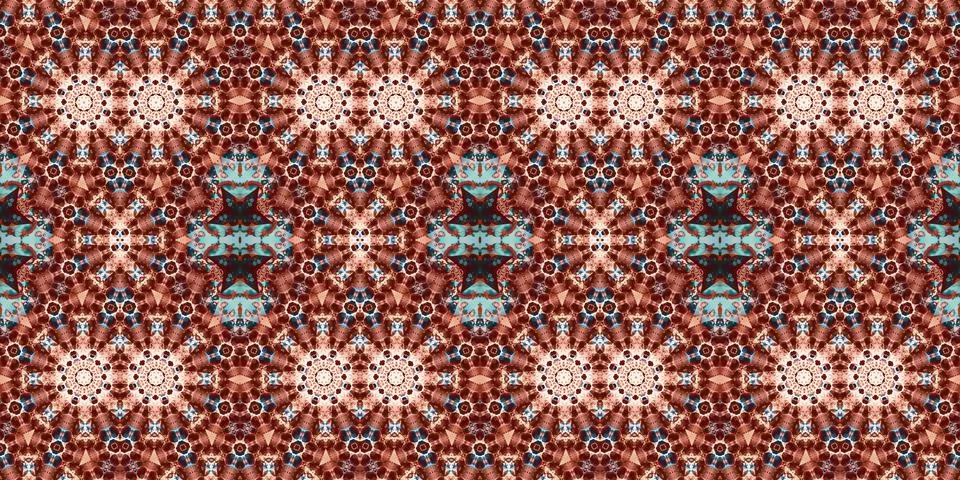 Seamless abstract pattern. the texture of the art is symmetrical Foto stock