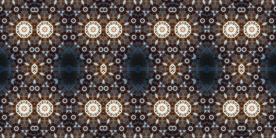 Seamless abstract pattern. the texture of the art is symmetrical 写真素材