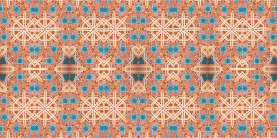 Seamless abstract pattern. the texture of the art is symmetrical 写真素材