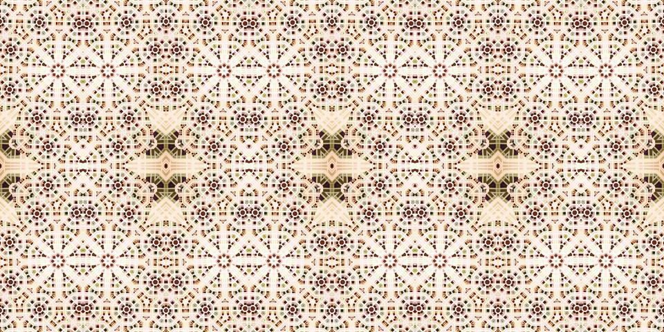Seamless abstract pattern. the texture of the art is symmetrical Stock Photos